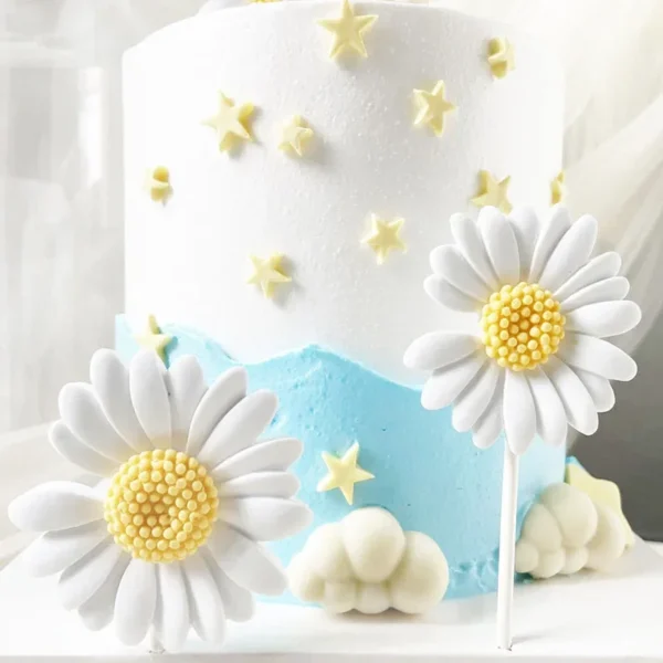 3D Daisy & Sunflower Silicone Mold – Multi-Purpose Flower Mold for Baking, Soap, Epoxy & Candle DIY Projects - Image 3